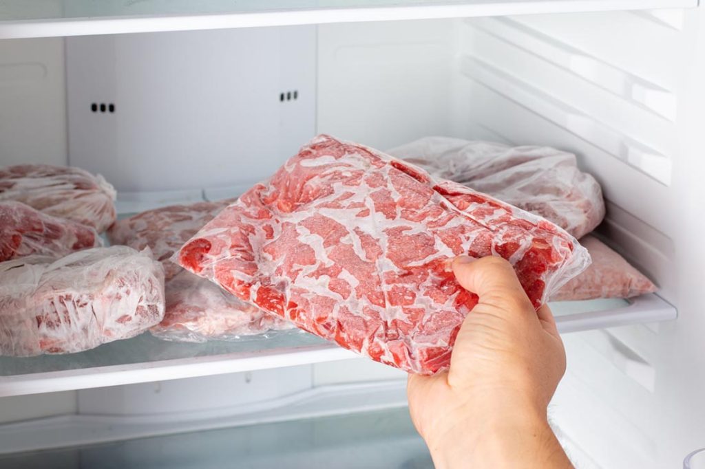 frozen meat