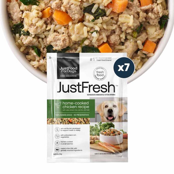 JustFresh Home-Cooked Chicken (12 oz 7 Pack)