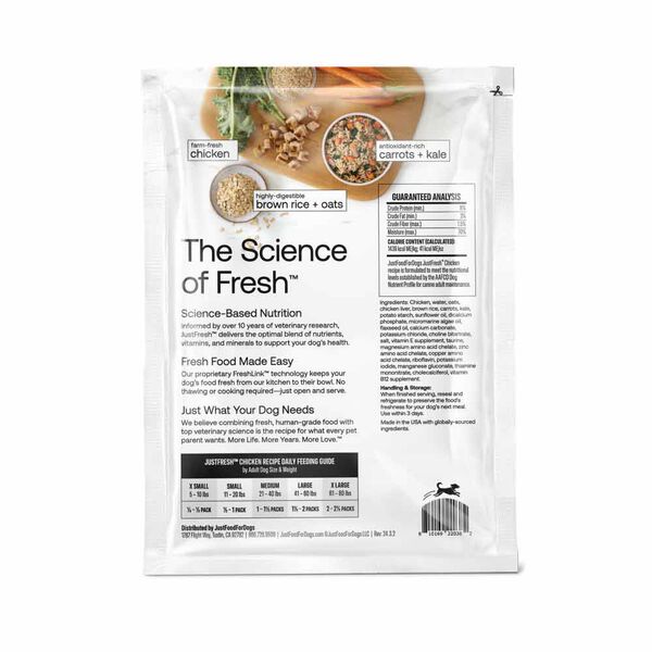 JustFresh Home-Cooked Chicken (12 oz 7 Pack)